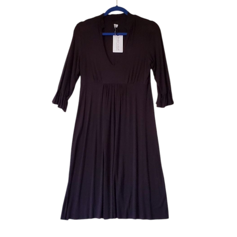 Michael Stars‎ Black Stretchy Soft Casual Everyday Women's Dress Size 2